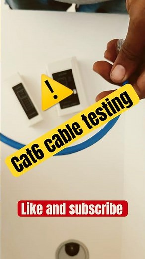 Cat6 cable tester ⚠️