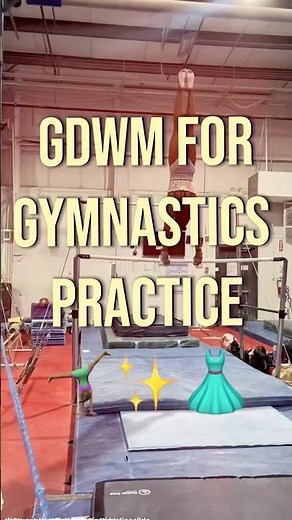 GDWM for gymnastics practice🤸🏾‍♀️👗+ some clips from practicee✨#gymnast #abigailallaround #shorts