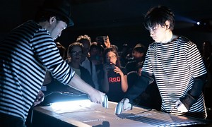 This artist creates instruments with old barcode scanners