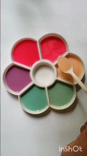 Olive vs PaleVioletRed vs crimson colours mixing! #shorts