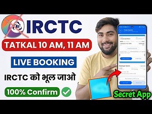 IRCTC 🔴Live Tatkal ticket booking | How to book tatkal ticket | Tatkal Ticket Booking full process