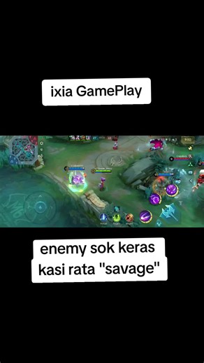 ixia game play savage #ixiatiktok #ixia #ixiamlbb #mlbb #savage #fyp