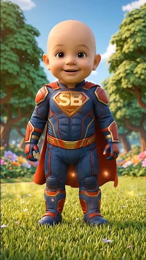 Super Baby Saves a Puppy 🐶✨ | Cute Hero Story #shorts