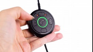 USB Adaptor Quick Disconnect Plug for Jabra Wired Headsets with Status Indicator Adjustable Volume and Microphone Mute Switch Connects Headset to PC, Laptop and Softphones