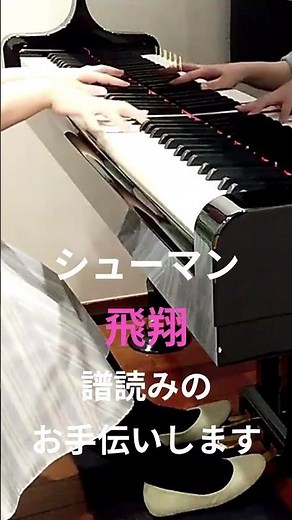 シューマン 幻想小曲集 飛翔 Op.12-2 譜読みお手伝いします。
