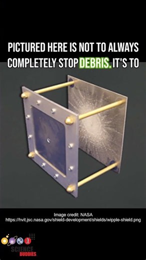 how does a whipple shield work? #space #stem #science