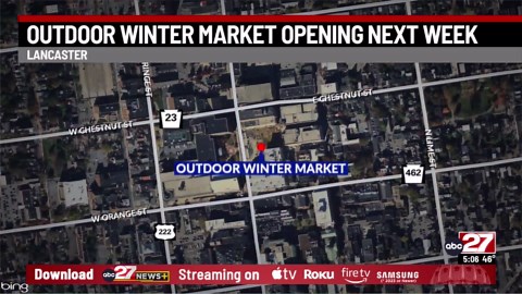 Outdoor Winter Market opening in Lancaster County