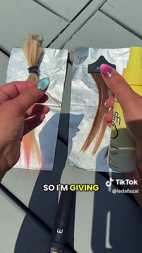 Natural Hair Lightening with Lemon Juice in Sunlight