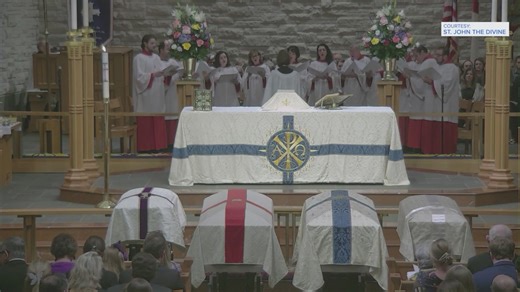 Funeral held for four members of Liberty family who died in Hill Country flooding