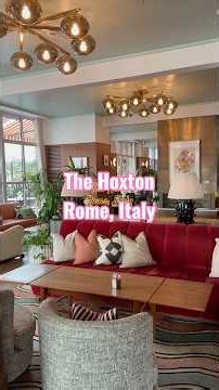 The Hoxton Hotel in Rome, Italy! #travel #luxuryhotel #rome #romeitaly
