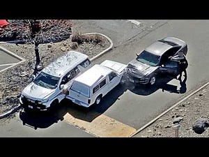 Suspect Calls 911 on Himself Then Drives at Police With Gun Drawn