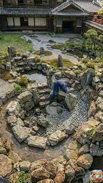 You won't believe how this garden has been transformed into a stunning koi pond!