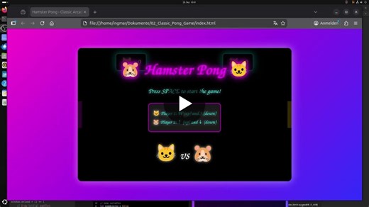 🚀 Hamster Pong game development with my 8 year old daughter! 🐹 I m excited to share my latest daughter father creation - a bright, neon-style Pong game featuring adorable cat and hamster… | Ingmar Stapel