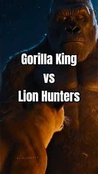 Gorilla King vs Lion Hunters: The Ultimate Jungle Rescue