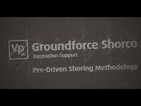 Pre-Driven Shoring Methodology