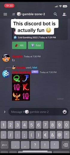 This Discord bot is actually fun 😳 #discord #discordbot #discordbots #fyp #foryou #mod #casino