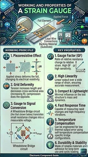 Strain guage working and properties