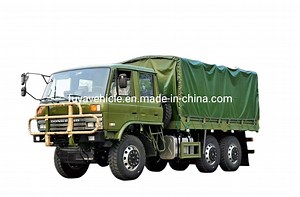 [Hot Item] Dongfeng 6X6 Troop Carrier Field off-Road Transporter Truck M-Ilitary Truck with Tarpaulin