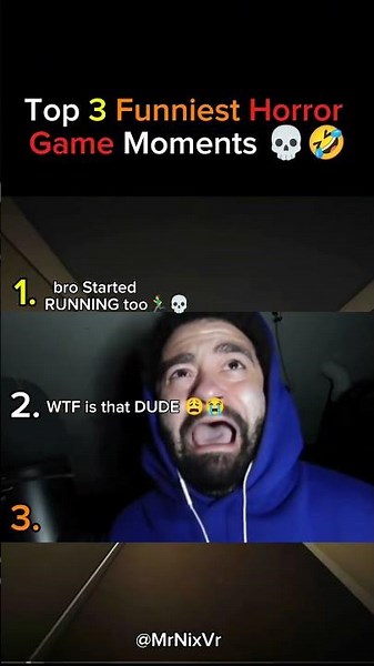 Top 3 Funniest Horror Game Moments 😂🔥 This had me Crying Laughing 💀😂
