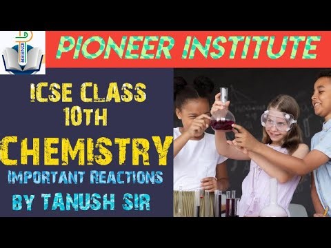 ICSE Class 10 Chemistry Important Reactions | Must Learn for Board Exams