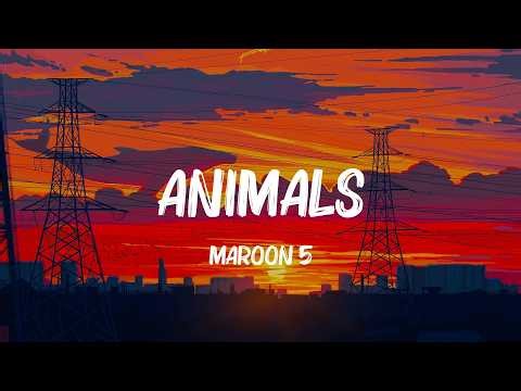 Animals - Maroon 5 (Lyrics) One Direction, Kesha,... MIX