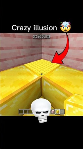 “Minecraft Illusion 🔥🤯” #minecraft #shorts #gaming #viralshorts