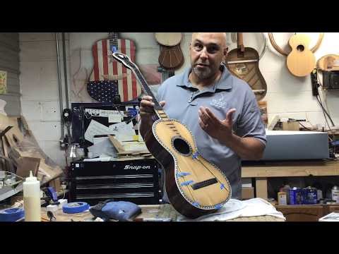 Hermitage Guitar Restoration ABC's: Abalone Inlay, Binding, and Crack Repairs