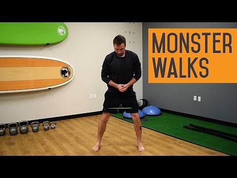 Monster Walks | Glute Med Strengthening Exercise