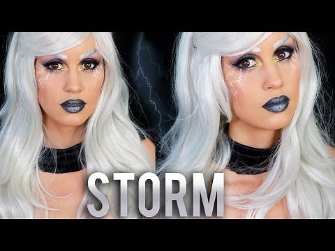 Storm X-Men Makeup Tutorial - Halloween 2018