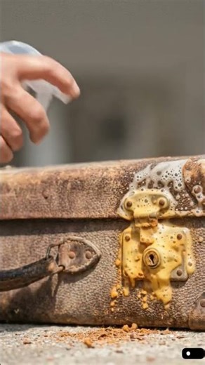 100 Year Old Rusty Trunk Restoration 😱 Satisfying Cleaning Transformation