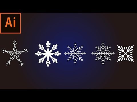 Illustrator Course: Let's Make a Snowflake / Adobe Illustrator CC 2019