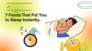 7 Foods That Put You to Sleep Instantly. #healthynews | All about health and nutrition