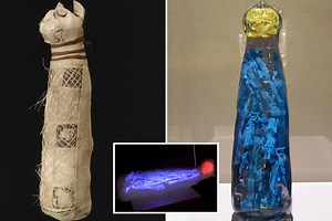 Eerie Ancient Egyptian 'cat mummy' found with five legs and three tails