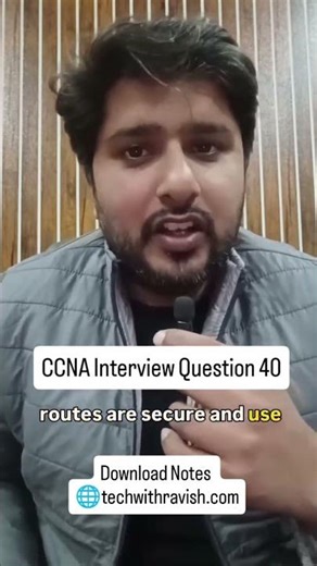 Networking Interview Questions 40 -What is Static Routing #ccna #networkengineer #routing #switching