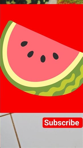 Watermelon 🍉 #shorts #tutorial #drawing #viral #satisfying