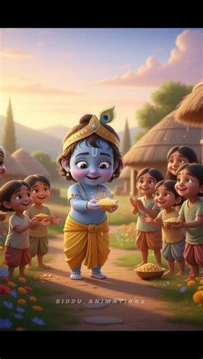 Krishna vs rakshasudu a samll planting compation #like #youtubeshorts #shortvideos #cartoon