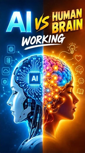 🧠 AI vs Human Brain: How Do They REALLY Work?