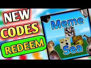 ALL* SECRET* NEW [UPDATE 4] Meme Sea CODES! 🔥 Roblox Meme Sea Update