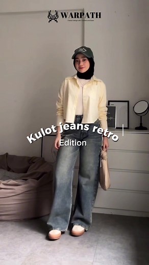 Kulot Jeans Retro Edition: Fashion Statement for Confidence Boost