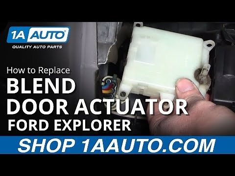 How to Replace Temperature Blend Door Actuator 95-02 Ford Explorer