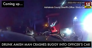 Drunk Amish Man Crashes Horse Buggy Into Cop Car | The Breakdown