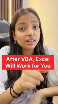 🔥 After VBA, Excel Will Work for You 😱📊 | Automation Power!