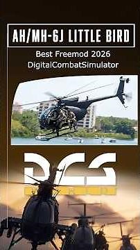 Best DCS Freemod - AH-6/ MH-6 Little Bird light attack Helicopter #dcs #flightsim #nightstalkers