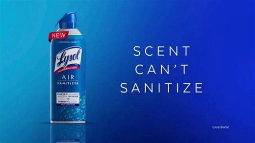 Lysol Air Sanitizer TV Spot, 'Scent Can't Sanitize'