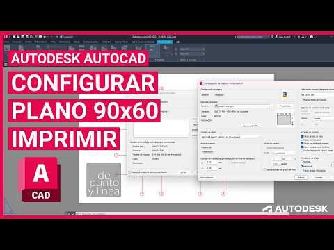 Cómo CONFIGURAR un plano 90x60 en AutoCAD para IMPRIMIR (paso a paso)