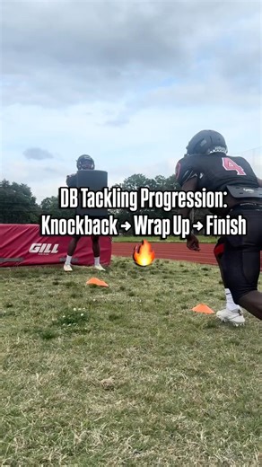 DB Tackling Progression: Knockback → Wrap Up → Finish 🔥