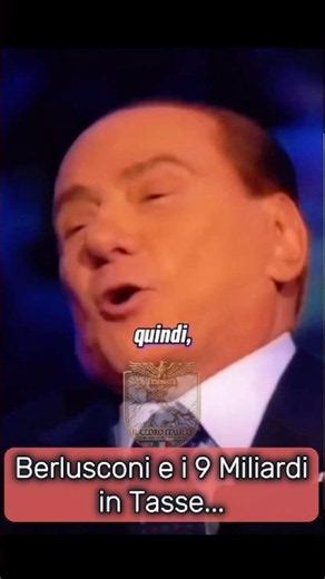 BERLUSCONI and the 9 BILLION in TAXES... #cedroitalico