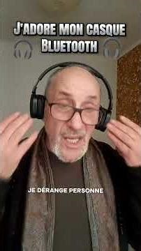 J'adore mon casque Bluetooth 🎧👍 #humour #comique #casqueaudio #musique #mafemme #drôle #rire
