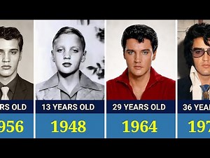Elvis Presley - Transformation From 1 to 42 Years Old 💔#singer#elvispresley