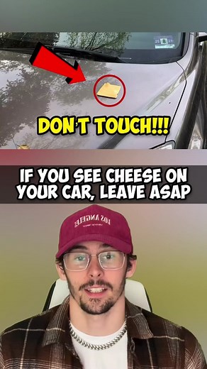 If you see cheese on your car, lock it and leave 🤯
